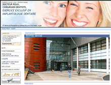 Tablet Screenshot of dr-roux-chirurgien-dentiste.fr
